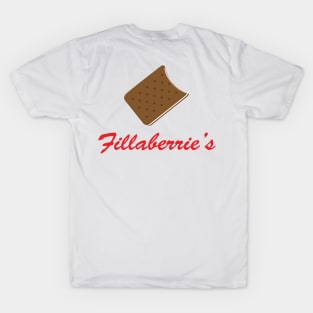 Fillaberrie's Ice Cream Sandwich Logo T-Shirt